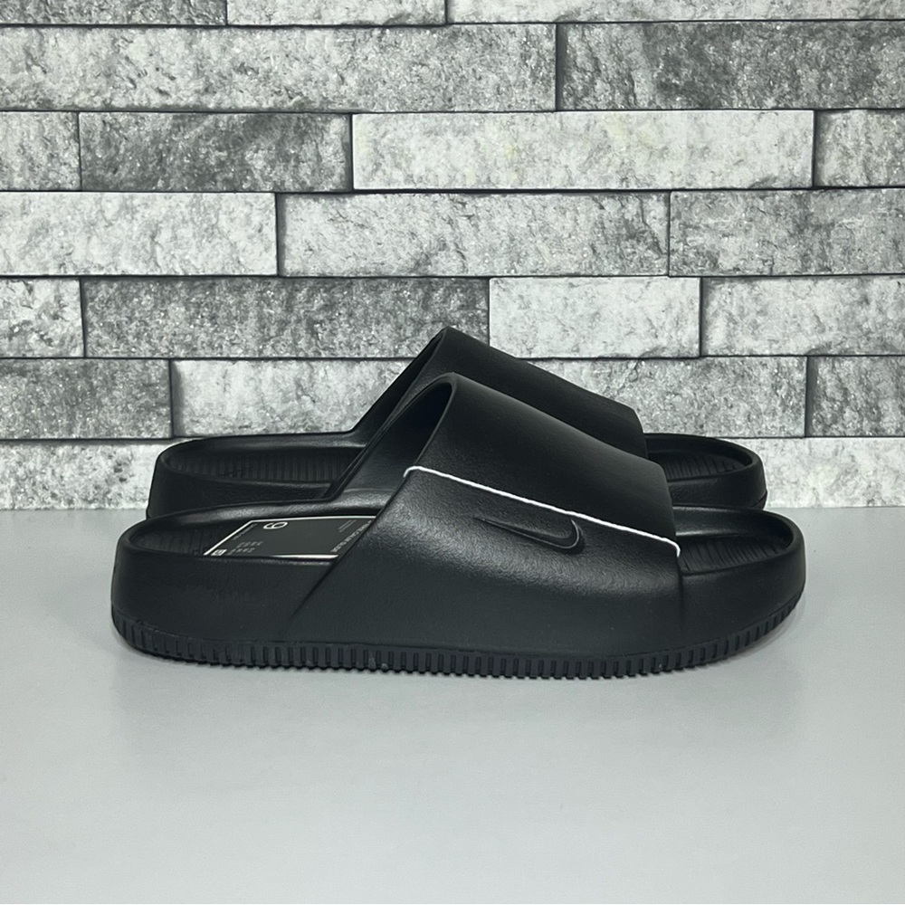 Nike Calm Slides New Men’s 8 Black Comfort Sandals - Picture 3 of 7